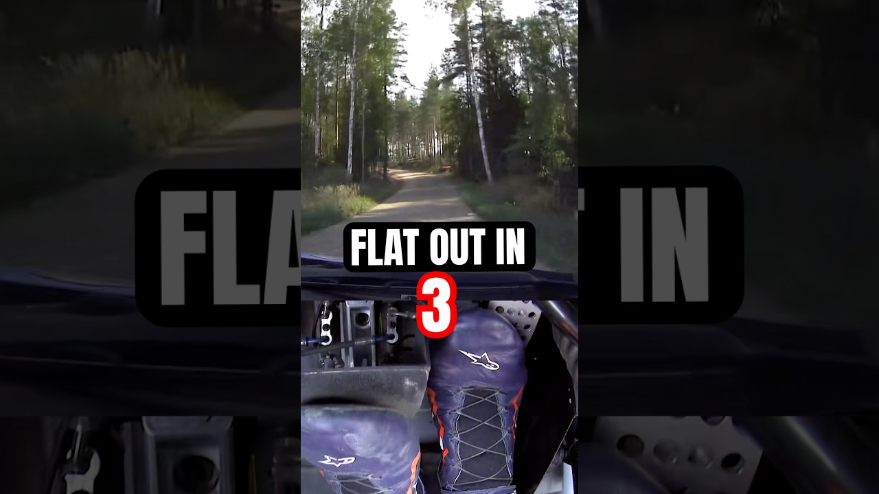 How Long Can He Stay Flat Out? 🚀 #WRC