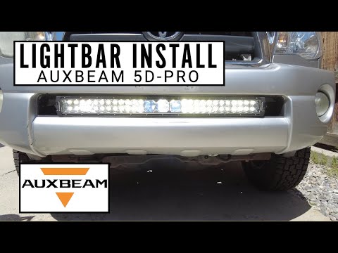 Installing an Auxbeam Lightbar on my 2nd Gen Toyota Tacoma