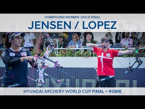 Tanja Jensen v Sara Lopez – Compound Women’s Gold final | Rome 2017