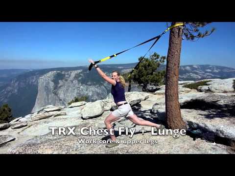Sunny's TRX Workout in Yosemite National Park