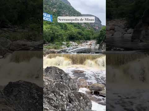 Linda cachoeira em Serranópolis de Minas! Qual sua cidade em MG? Comente INSCREVA-SE