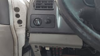 Five Minute Fix 16 - Headlight Control Switch 2001 Ford F250