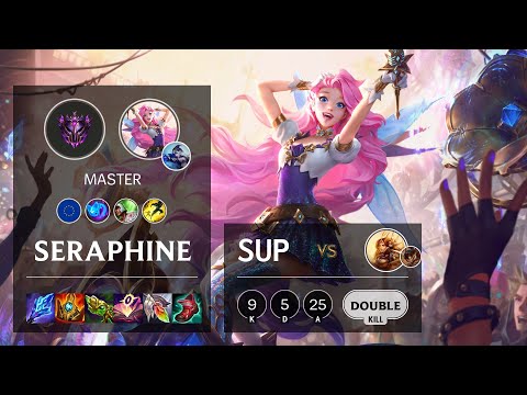 Seraphine Support vs Leona - EUW Master Patch 11.16