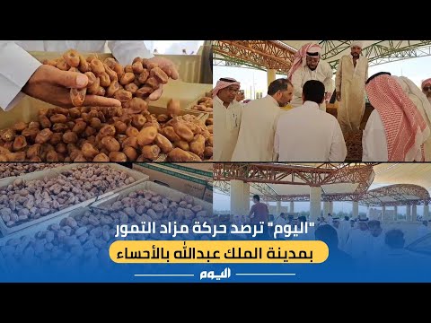 فيديو| "اليوم" ترصد حركة مزاد التمور بمدينة الملك عبد الله بالأحساء