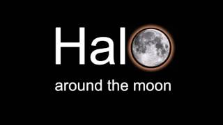 halo round the moon