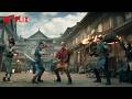 Avatar The Last Airbender The Gaang And Azula Fight In Kudi Village Clip Netflix