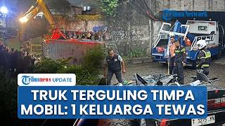 Kronologi 3 Orang dalam 1 Keluarga Tewas saat Laka Maut di Karawang, Truk Kontainer Timpa Mobil