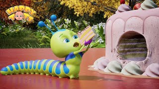 Hungry Little Caterpillar + More Nursery Rhymes &amp; Kids Songs | Happy Tots