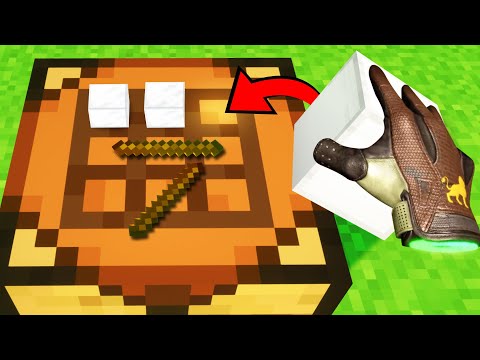 Crafting 3D Iron Tools in Minecraft VR