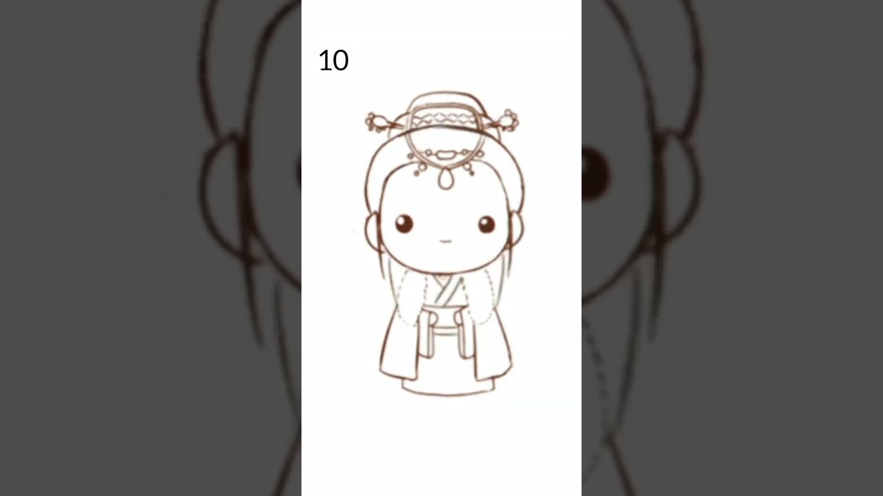 How To Draw Beijing Opera Step By Step | Tip of pencil |