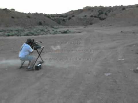Guy shoots 1000 yards with sniper rifle and gets hit by ricochet