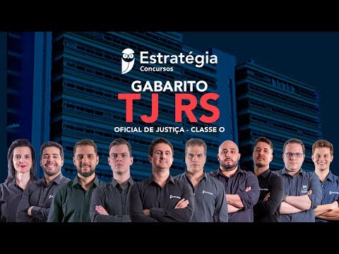 TJ RS: Gabarito - Oficial de Justiça - Classe O