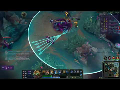 Urgot carried - Heimerdinger & Leona vs Ezreal & morgana bot - League of Legends #lol