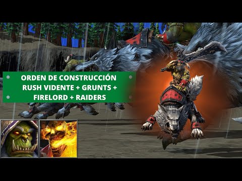 Warcraft 3 Reforged - Tutorial Rush Vidente + Grunts + Firelord + Raiders