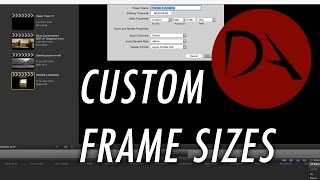 #FCPX Tutorial - Custom Frame Sizes