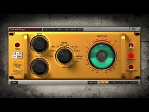 T-RackS Saturator X saturation plugin - Overview