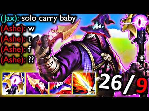 FULL AP JAX CAN 100% SOLO CARRY... THE STRONGEST CHAMPION