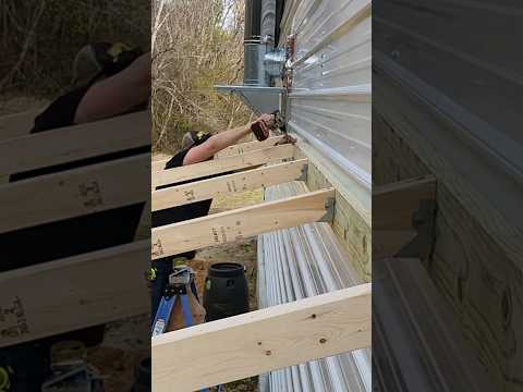 Building A Lean-To! 🔨 #diy #lean-to #shorts