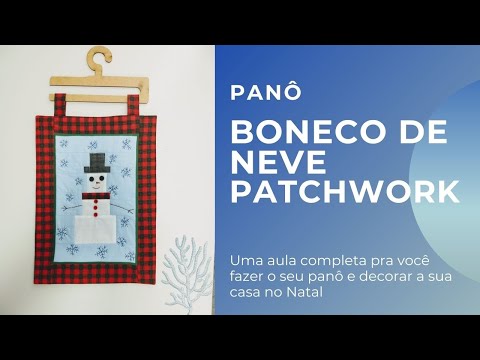 PAP - PANÔ DE NATAL EM PATCHWORK