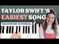 Champagne Problems by Taylor Swift [EASY PIANO Tutorial]