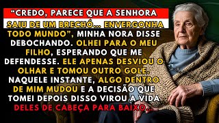 A HISTÓRIA REAL DESTA AVÓ👵“PARECE QUE A SENHORA SAIU DE UM BRECHÓ… ENVERGONHA TODO MUNDO”, ENTÃO...