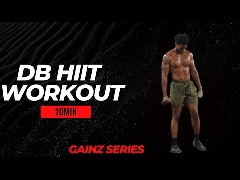 GAINZ Series: 20 Min Dumbbell HIIT Workout | Home Workout | Day 6