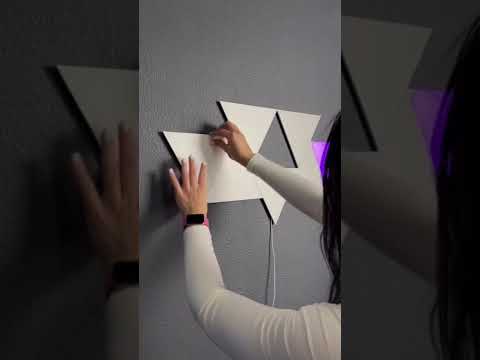 Video van Nanoleaf Shapes Mini Triangles Uitbreidingspakket - 10 Panelen - Slimme Verlichting - Siri, Google