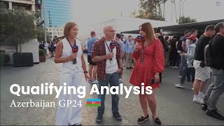 Jacques Villeneuve and Bernie Collins Post Qualifying Analysis | Azerbaijan GP 2024.