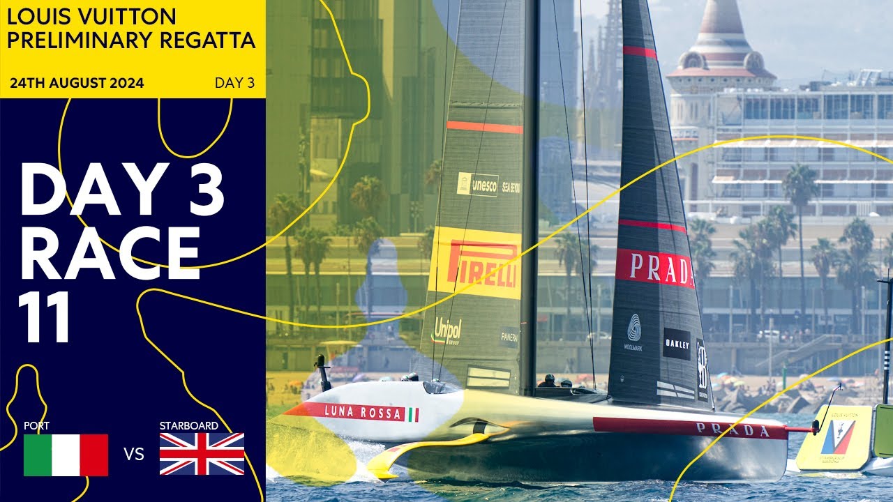Luna Rossa Prada Pirelli vs. INEOS Britannia - Full Race 24/08/2024.