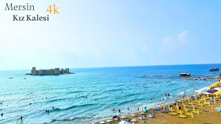 Marsin kız Kalesi HARİKA BİR YER 4K  Drone Çekimi #deniz #mersin #Ayaş Türkiye #kızkalesi