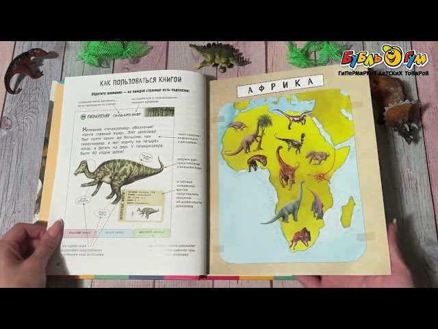 Книга Все динозавры с крупными буквами - видео