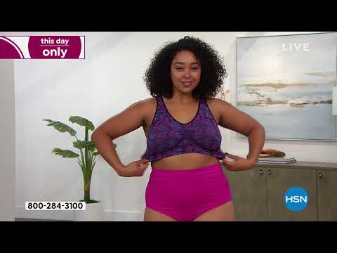 Rhonda Shear 2pack Seamless Jacquard Ahh Leisure Bra