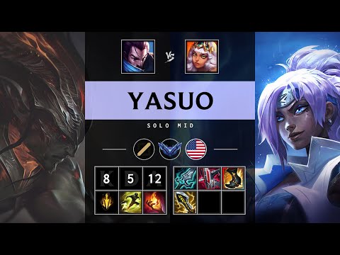 Yasuo Mid vs Qiyana - NA Diamond Patch 25.17
