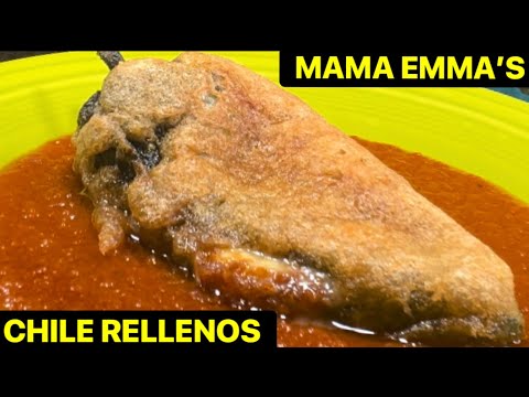 Family Recipe. Our Mama Emma’s To Die For Delicious Chile Rellenos With Ranchera Sauce.