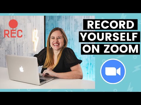 How to Record Yourself on Zoom