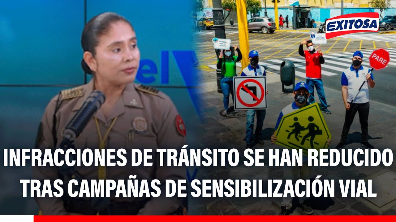 🔴🔵 Infracciones de tránsito se han reducido tras campañas de sensibilización vial