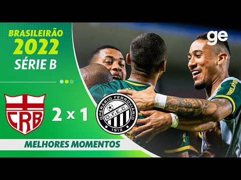 Gols e lances de CRB x Operário
