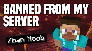 Kid cries after getting banned on my Minecraft server... (Mom Joins Call)