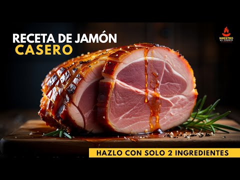 🔴Cómo HACER JAMÓN Casero Curado con Solo 2 INGREDIENTES | Receta Fácil y Deliciosa