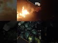 Fire breaks out in vegetable market in Bhind | #shorts - Video
