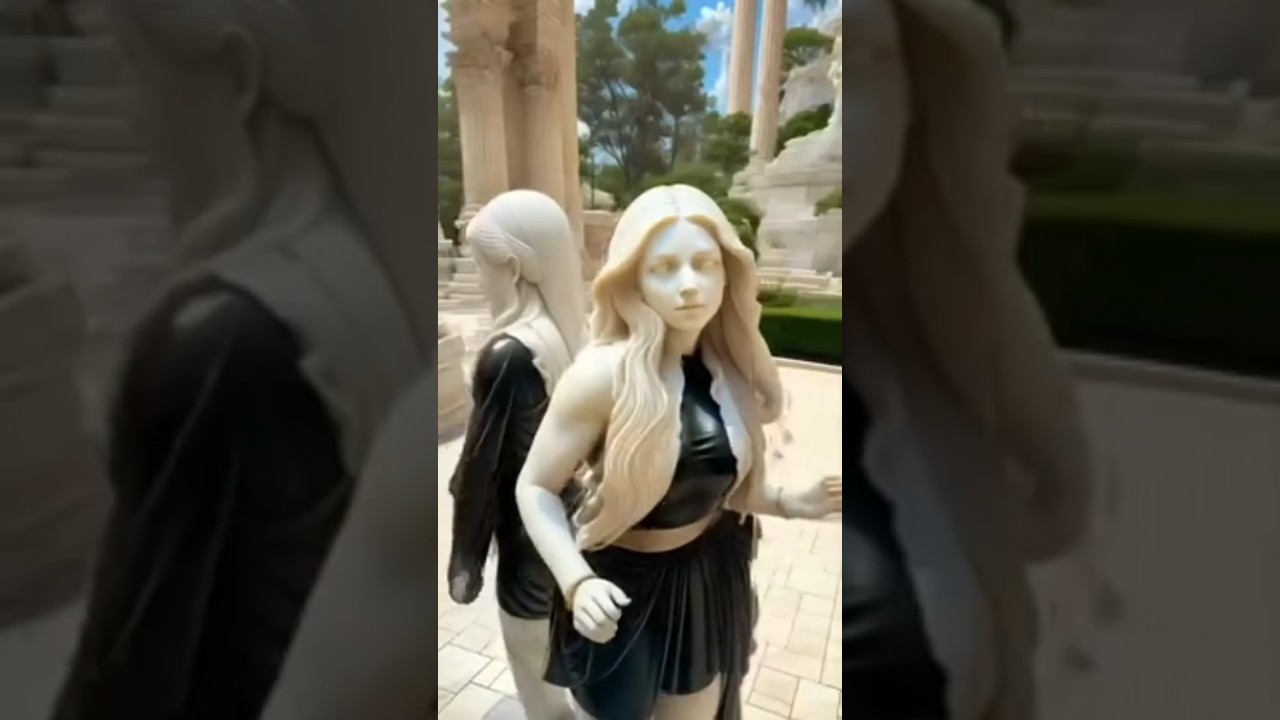 Michelangelo's dance using AI #oddlysatisfying #satisfying