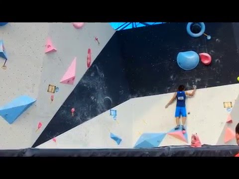 Tomoa Narasaki wins IFSC Climbing Worldcup - Chongqing