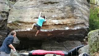 Video thumbnail of Torero, 8A+. Labák
