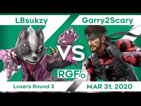 LBsukzy (Wolf) vs. Garry2Scary (Snake, Palutena) - Losers Round 3 - RGF Online #3