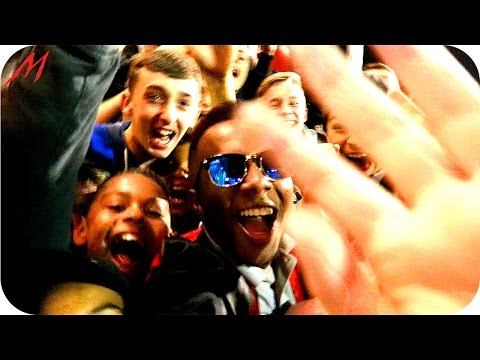 AMBUSHED BY 500 FANS!   WEMBLEY CUP 2016