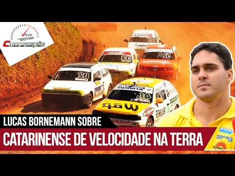 piloto Lucas Bornemann da Marcas A do Catarinense de Velocidade na Terra I Programa Competição