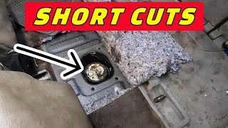 CUSTOMER STATES CAR SMELLS LIKE FUEL! HOW TO REPLACE A FUEL PUMP ON A HONDA ODYSSEY