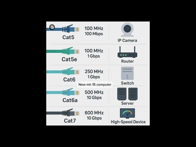 Vídeo relacionado con Nixsto Cable Ethernet 7 metros, Cable de red Cat 6 alta Velocidad, Cable Internet plano con conector Rj45 para módem Rúter Switch PS4, Compatible con el Cable Lan Cat 7/Cat 8-Blanco