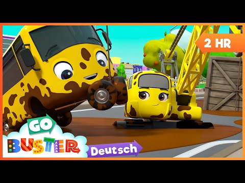 Im Matsch steckengeblieben | Entdecken mit GO BUSTER! - Zeichentrickfilme für Kinder