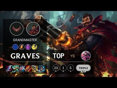 Graves Top vs Irelia - EUW Grandmaster Patch 12.5